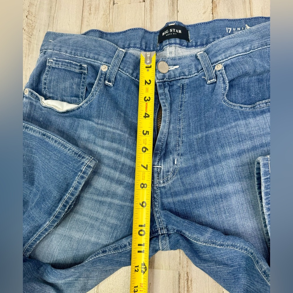 Big Star 17 Union Comfort Straight Mens Blue Jeans Size 34S (36x31) - Picture 8 of 12